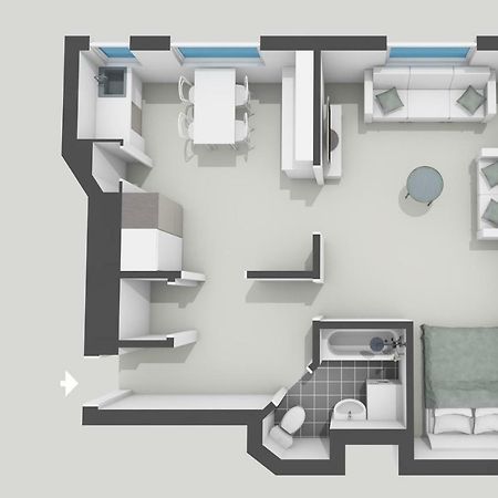 Magnificent Sea View! Luminous 1 Bedroom For Max 4 Helsinki Zewnętrze zdjęcie