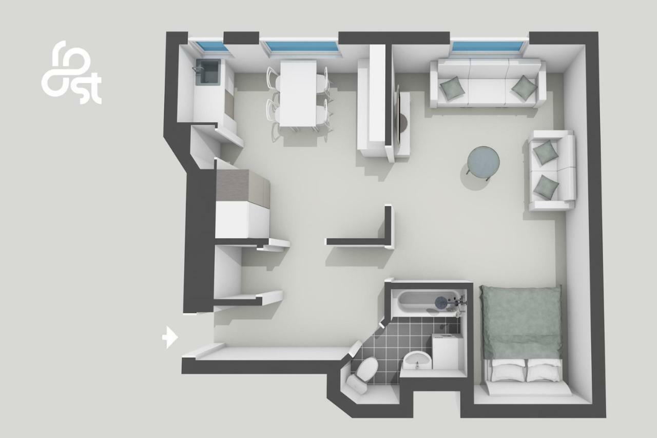 Magnificent Sea View! Luminous 1 Bedroom For Max 4 Helsinki Zewnętrze zdjęcie